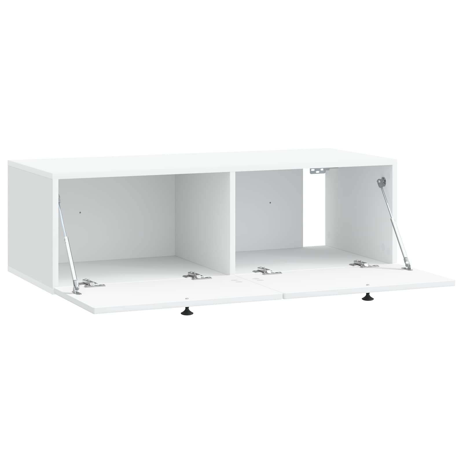 Meuble TV mural Blanc 99 x 41 x 30 cm Bois d'ingénierie - XIOS
