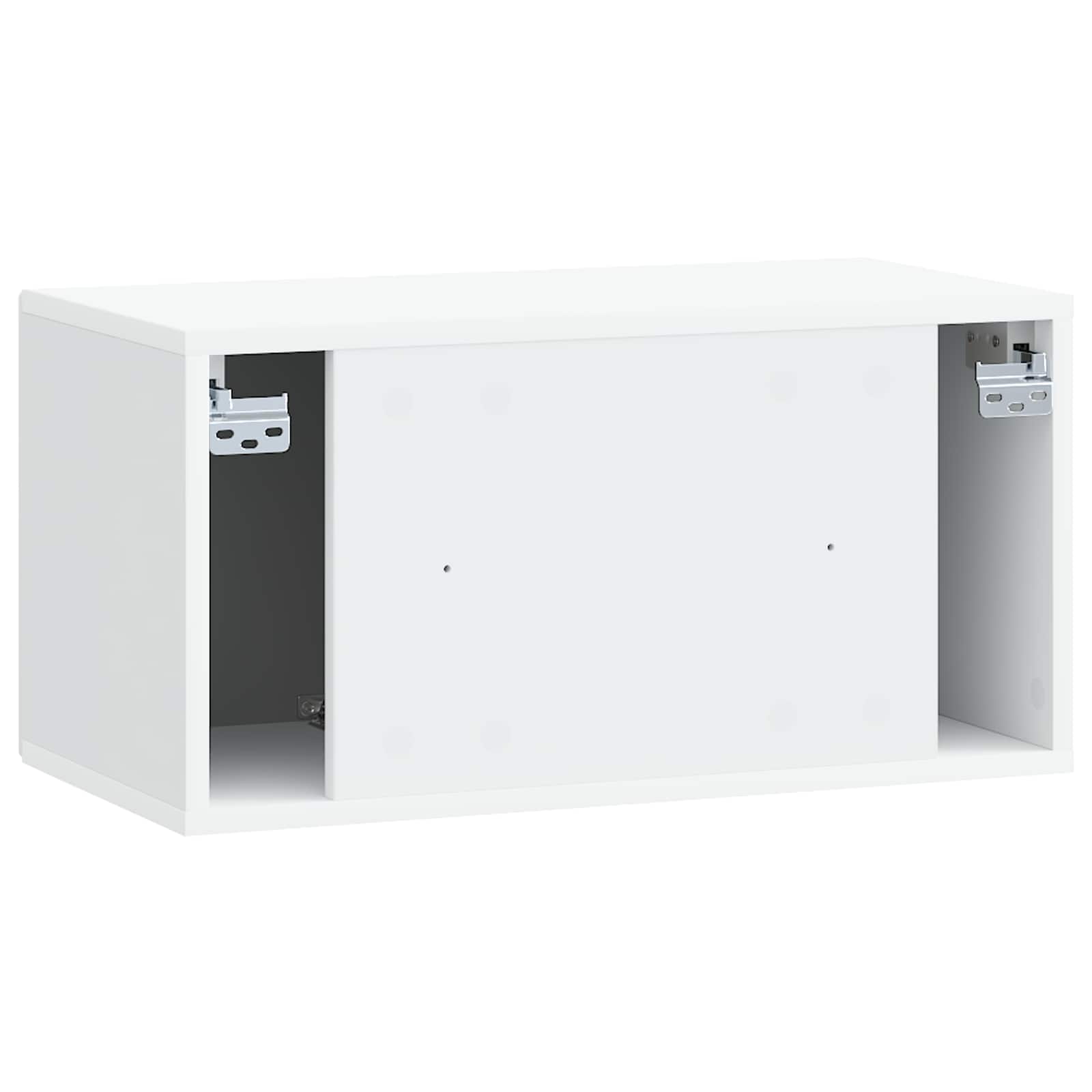 Meuble TV mural Blanc 59,5 x 31 x 30 cm Bois d'ingénierie - XIOS