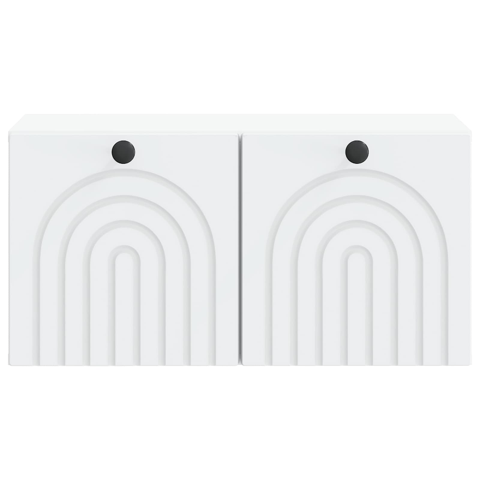 Meuble TV mural Blanc 59,5 x 31 x 30 cm Bois d'ingénierie - XIOS