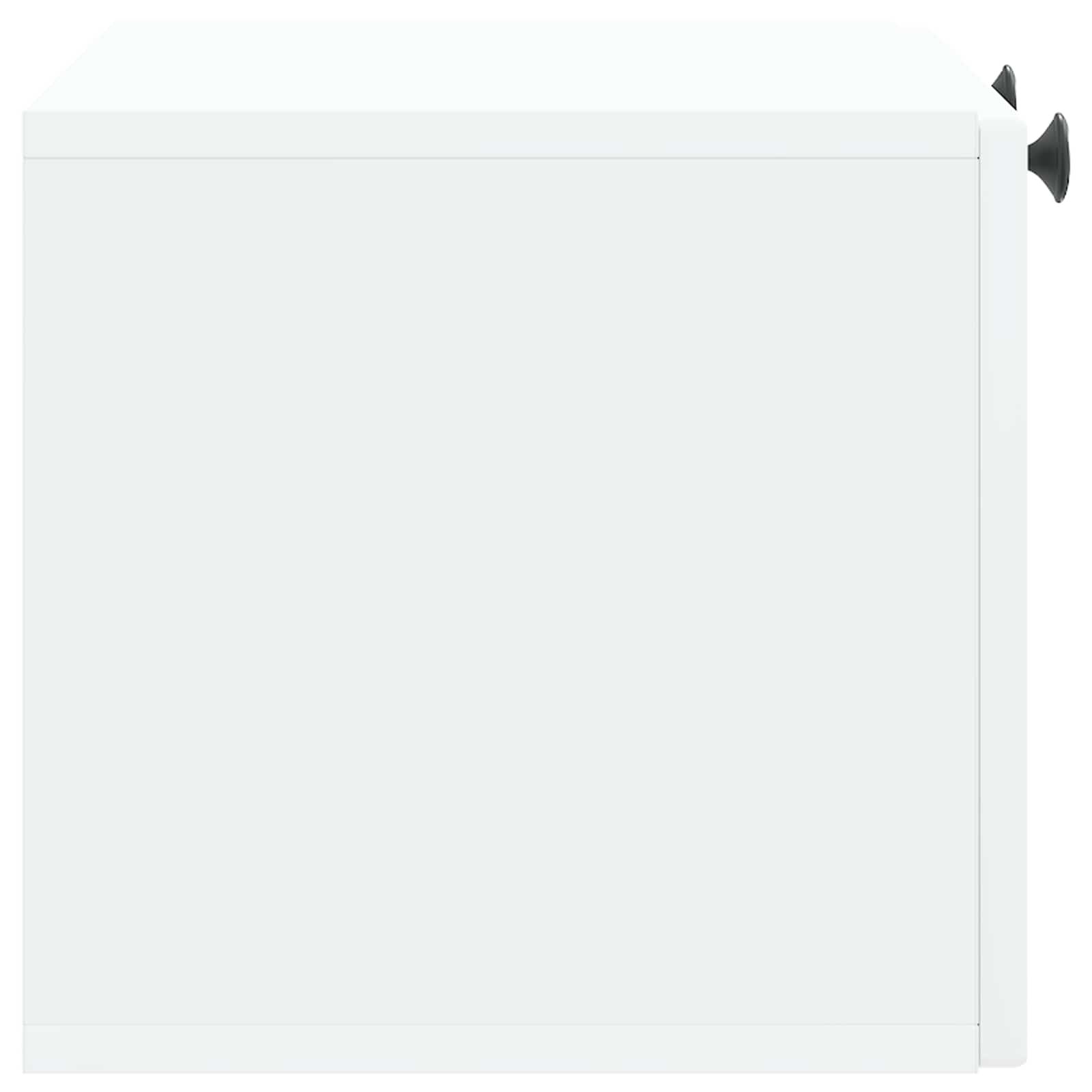 Meuble TV mural Blanc 59,5 x 31 x 30 cm Bois d'ingénierie - XIOS