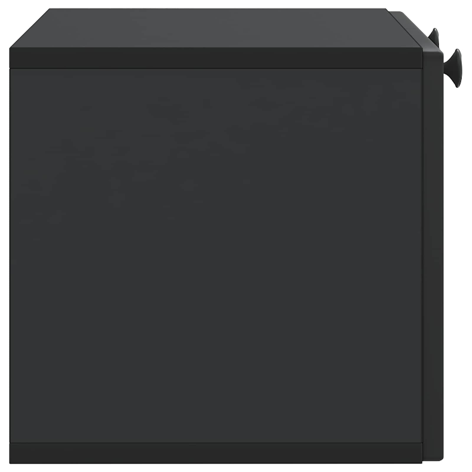 Meuble TV mural Noir 59,5 x 31 x 30 cm Bois d'ingénierie - XIOS