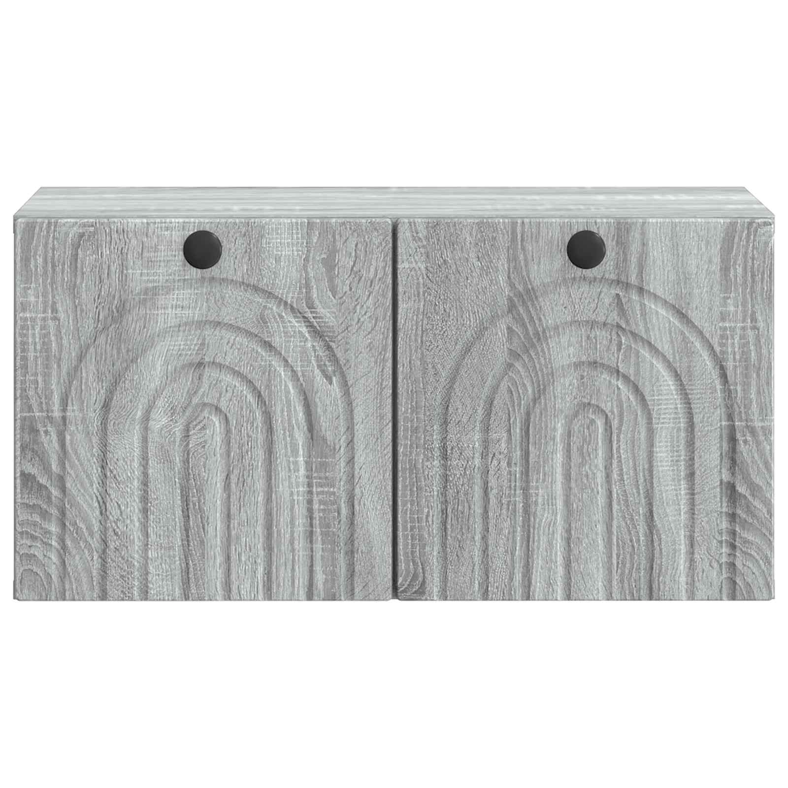 Meuble TV mural Sonoma gris 59,5 x 31 x 30 cm Bois d'ingénierie - XIOS