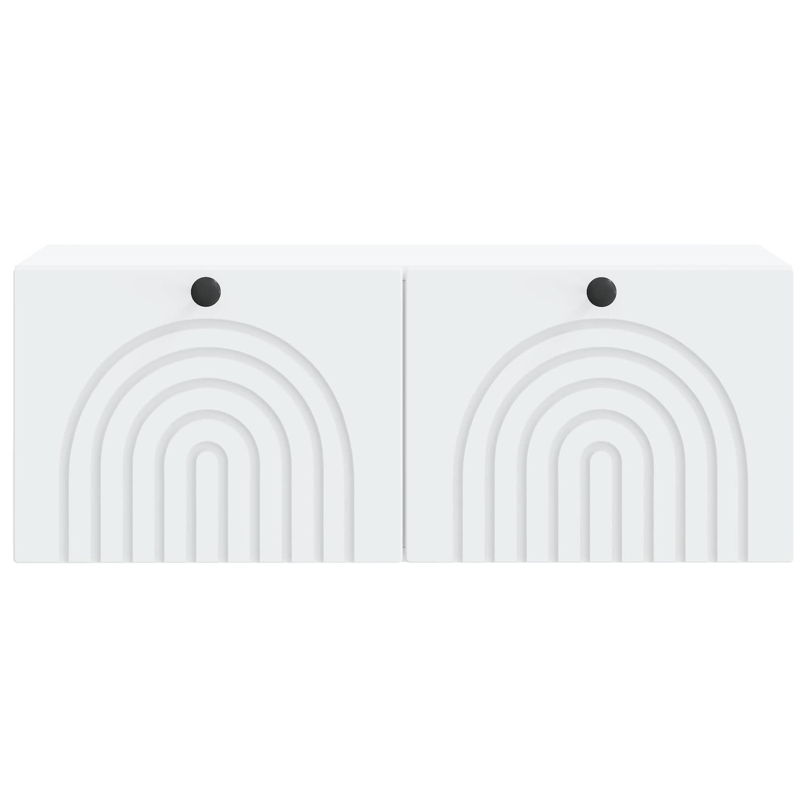 Meuble TV mural Blanc 78,5 x 31 x 30 cm Bois d'ingénierie - XIOS