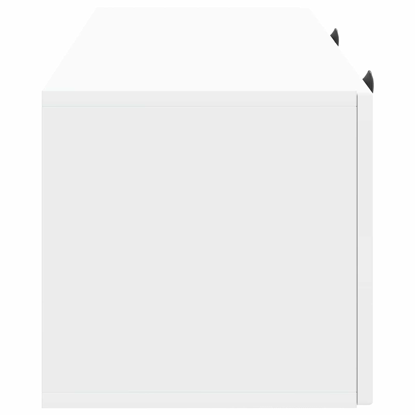 Meuble TV mural Blanc 78,5 x 31 x 30 cm Bois d'ingénierie - XIOS