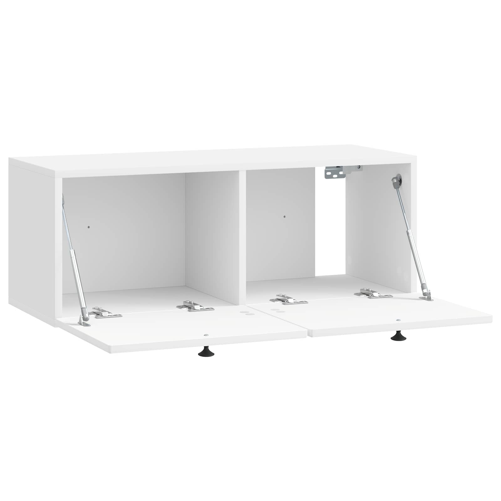 Meuble TV mural Montage mural Blanc brillant 78,5 x 31 x 30 cm - XIOS