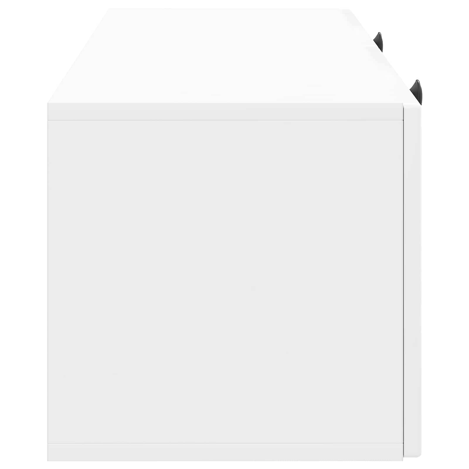 Meuble TV mural Montage mural Blanc brillant 78,5 x 31 x 30 cm - XIOS