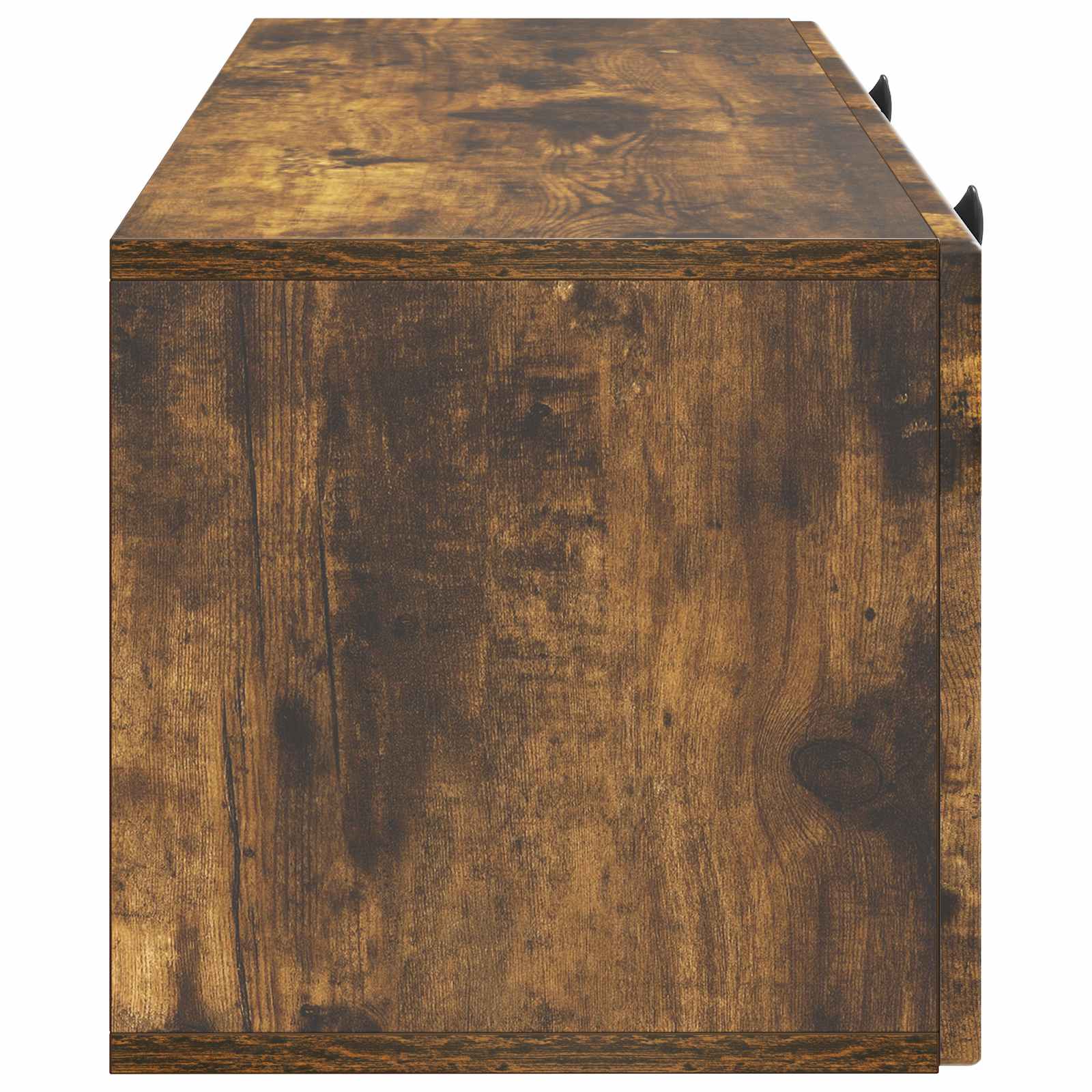Meuble TV mural Chêne fumé 78,5 x 31 x 30 cm Bois d'ingénierie - XIOS