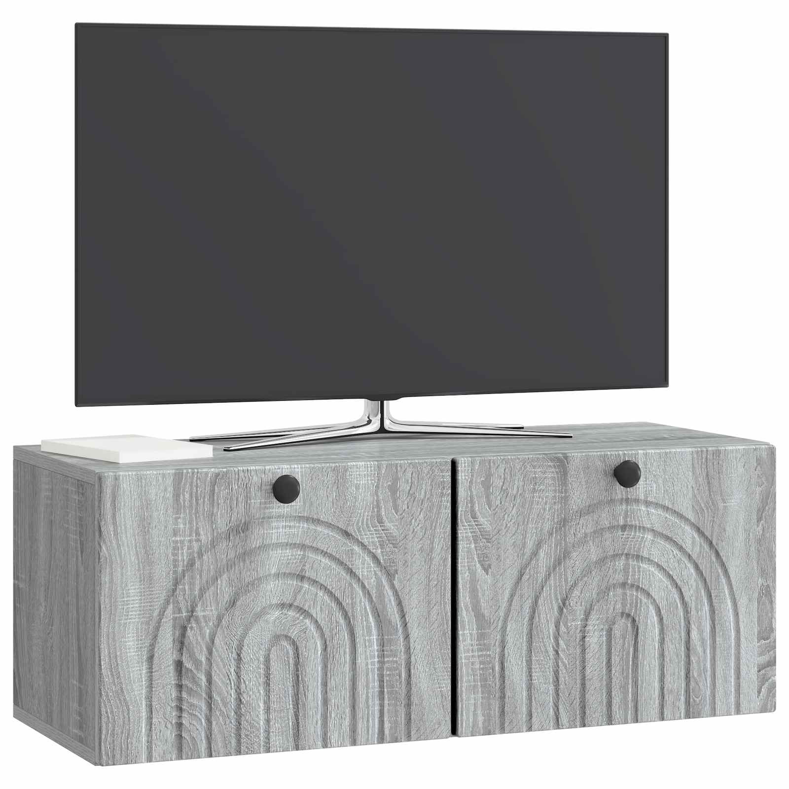 Meuble TV mural Sonoma gris 78,5 x 31 x 30 cm Bois d'ingénierie - XIOS