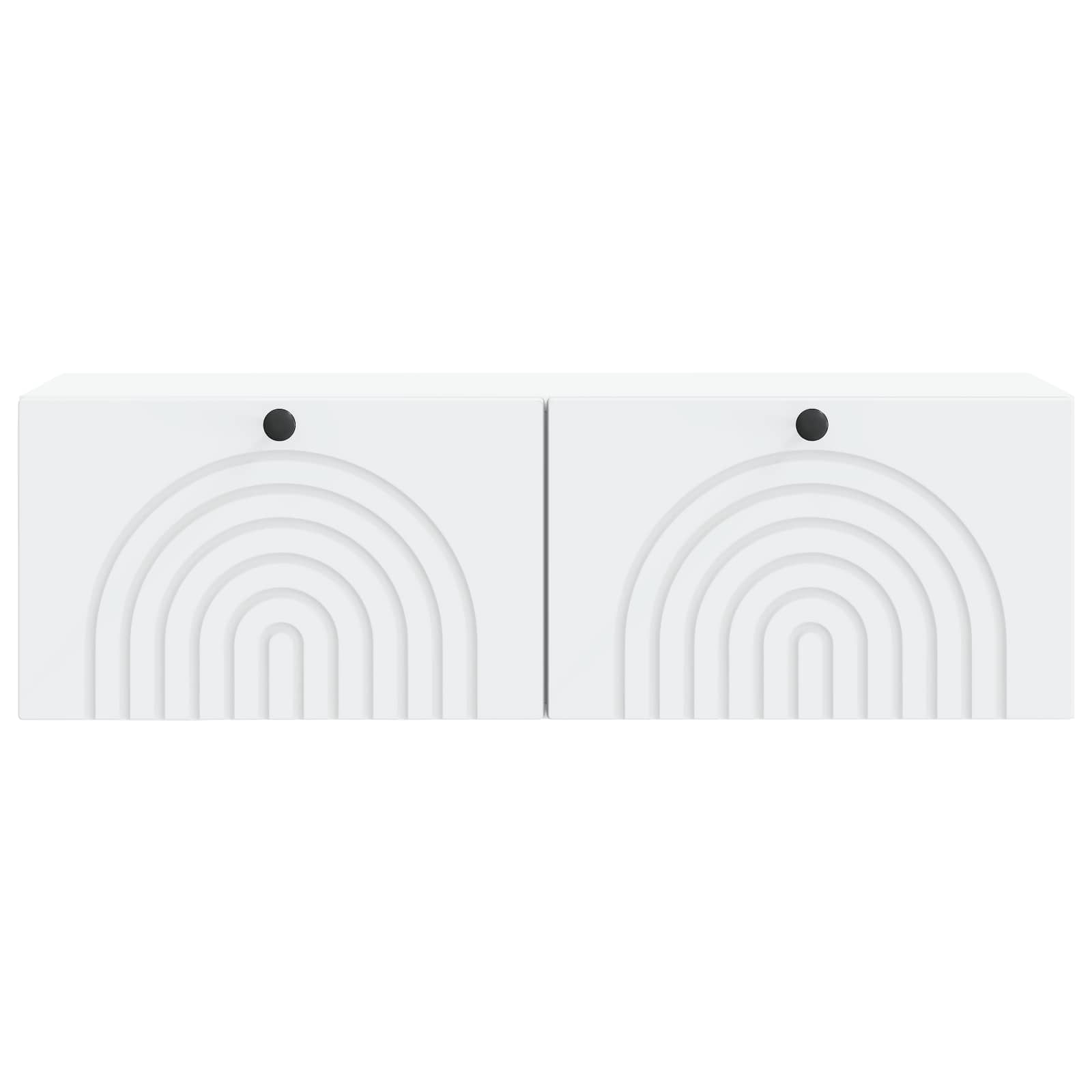 Meuble TV mural Blanc 98 x 31 x 30 cm Bois d'ingénierie - XIOS