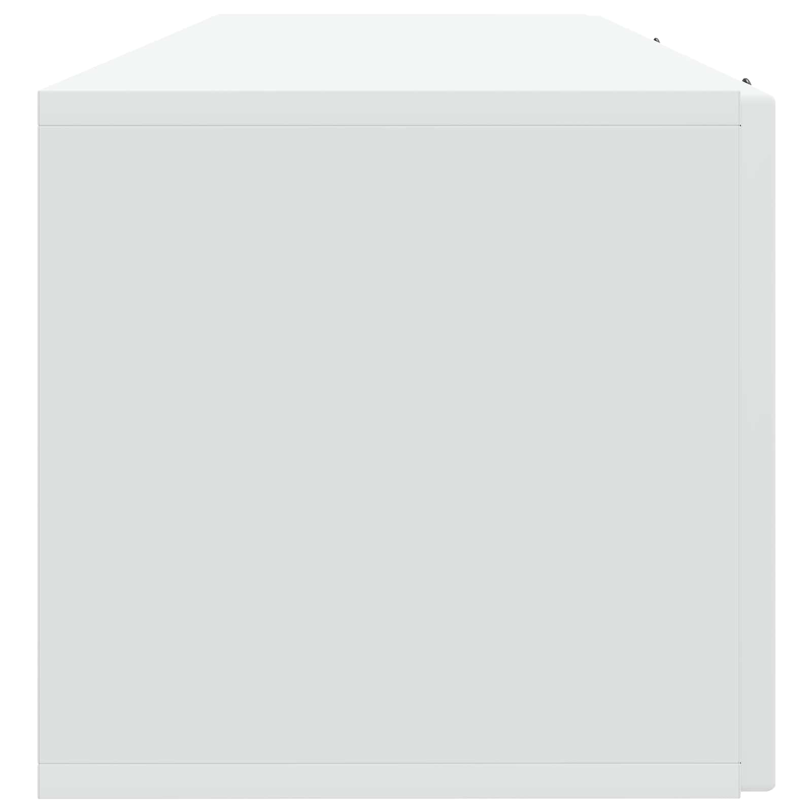 Meuble TV mural Blanc 98 x 31 x 30 cm Bois d'ingénierie - XIOS