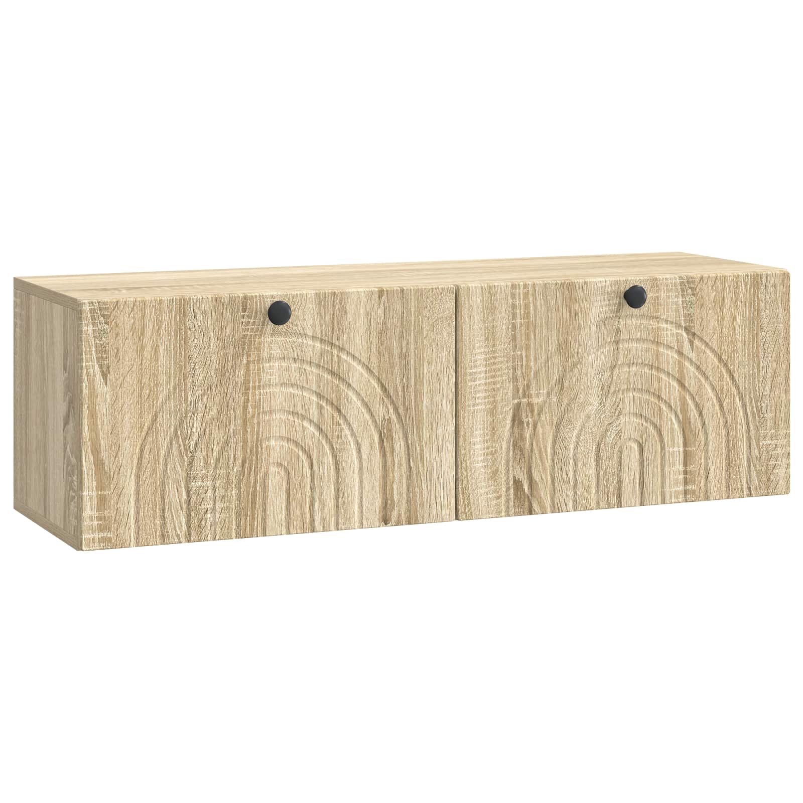Meuble TV mural Chêne Sonoma 98 x 31 x 30 cm Bois d'ingénierie - XIOS