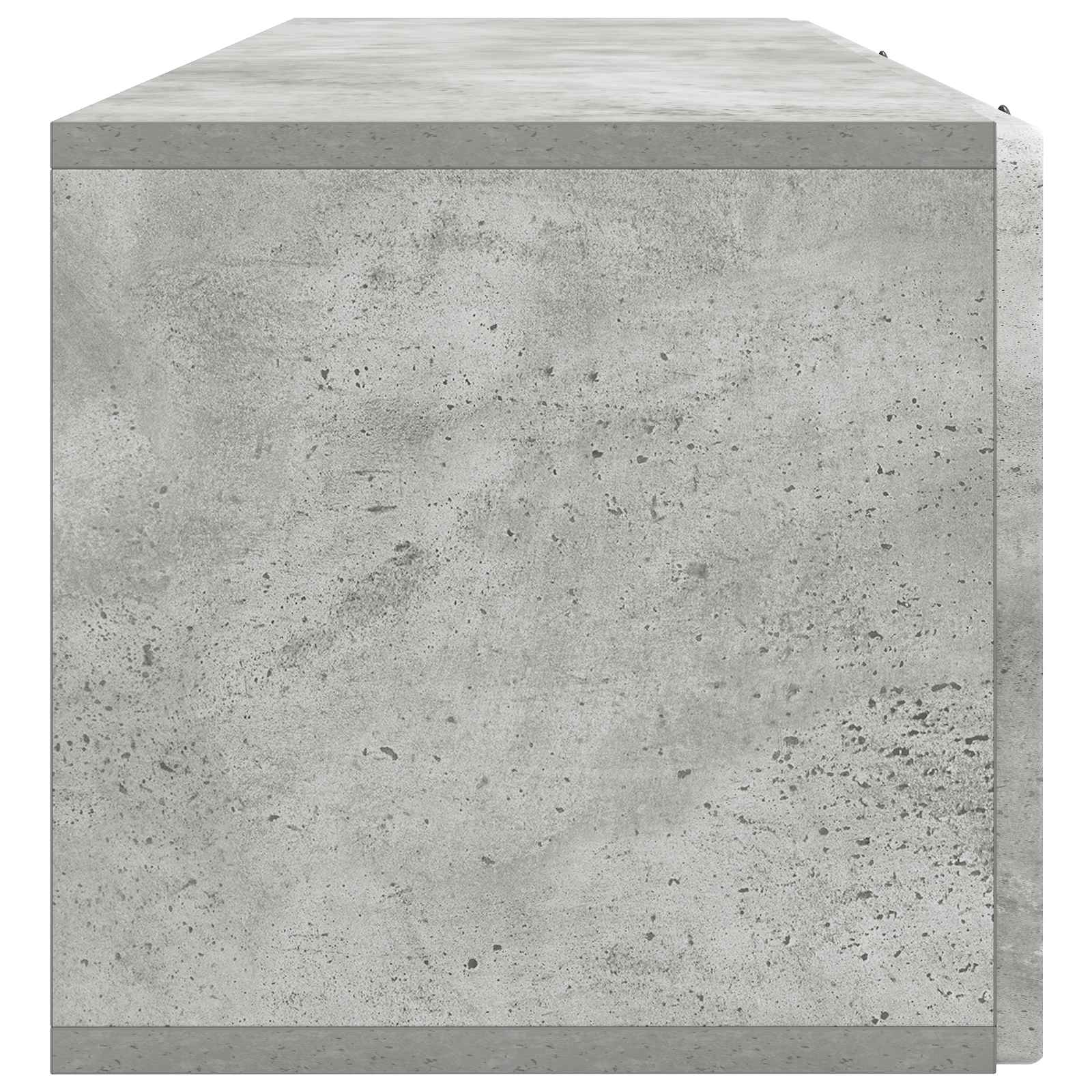 Meuble TV mural Gris béton 98 x 31 x 30 cm Bois d'ingénierie - XIOS