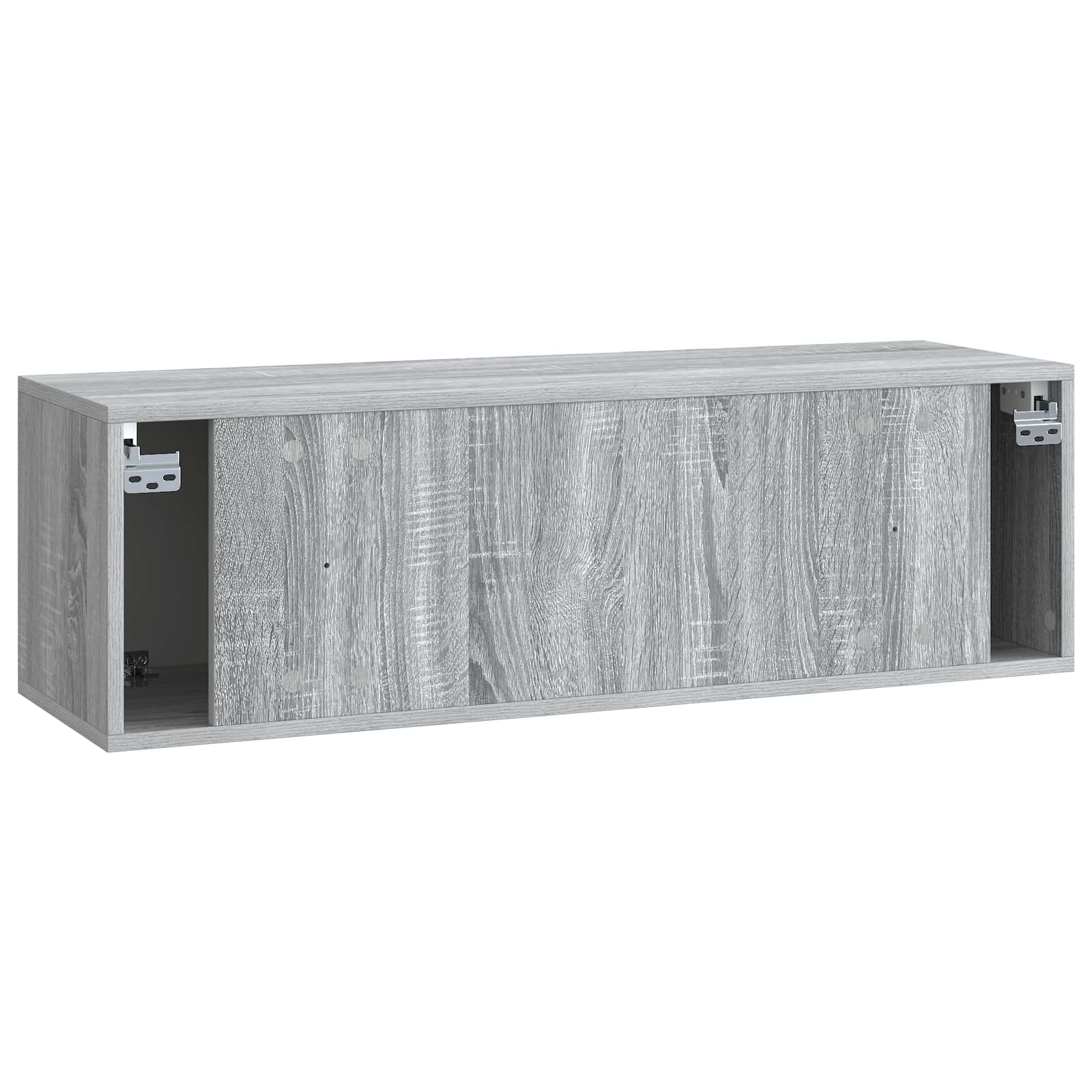 Meuble TV mural Sonoma gris 98 x 31 x 30 cm Bois d'ingénierie - XIOS