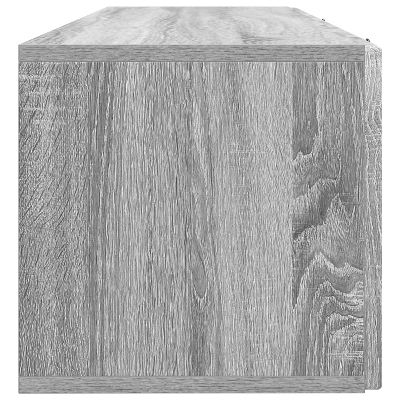 Meuble TV mural Sonoma gris 98 x 31 x 30 cm Bois d'ingénierie - XIOS