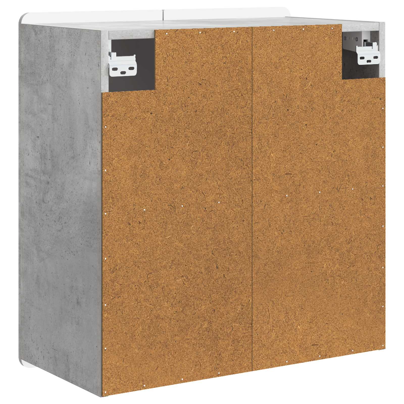 Armoire Murale Gris béton 59 x 31 x 64 cm Bois d'ingénierie - XIOS