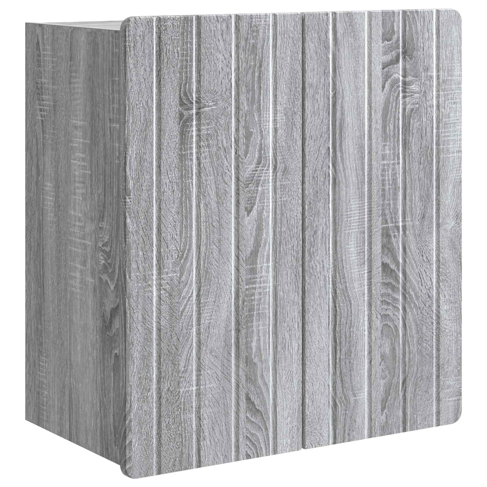 Armoire Murale Sonoma gris 59 x 31 x 64 cm Bois d'ingénierie - XIOS