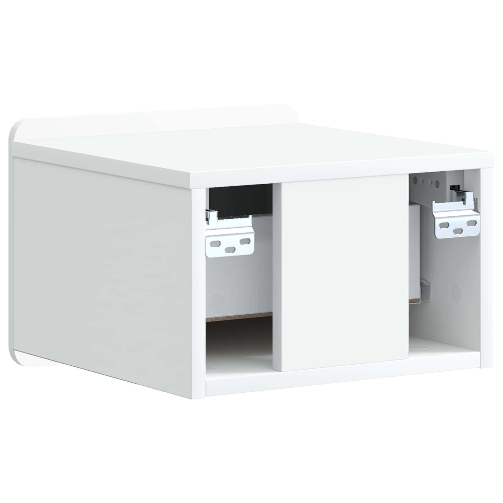 Cabinet de chevet mural 2 pcs Blanc 33 x 34,5 x 24 cm - XIOS