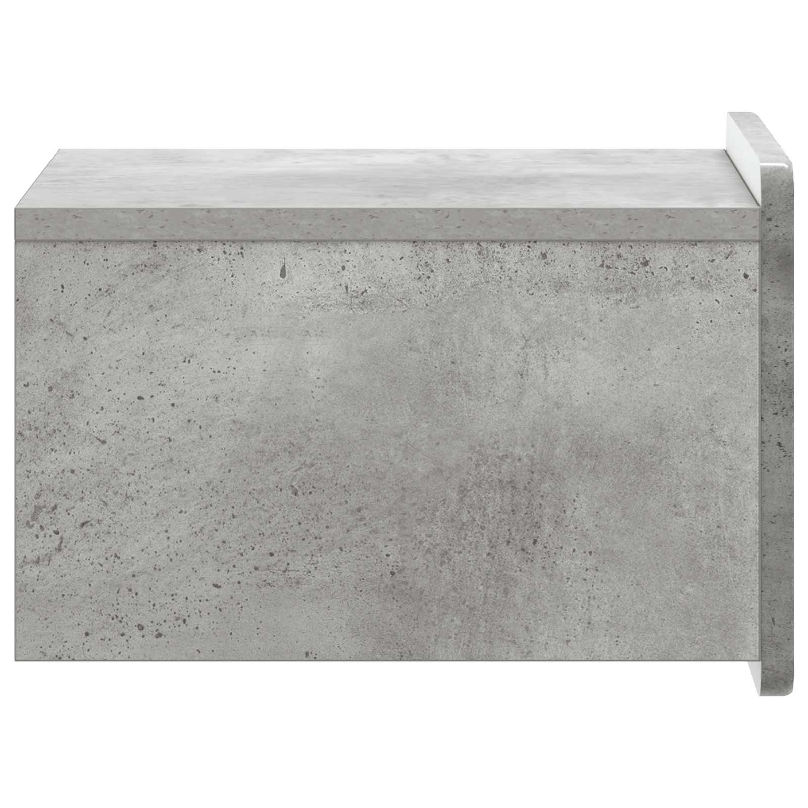 Cabinet de chevet mural 2 pcs Gris béton 33 x 34,5 x 24 cm - XIOS