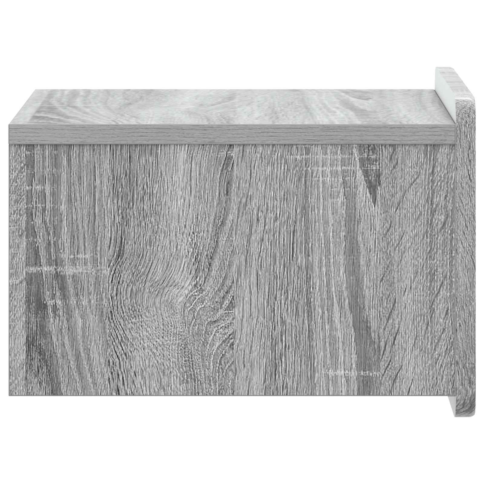 Cabinet de chevet mural 2 pcs Sonoma gris 33 x 34,5 x 24 cm - XIOS