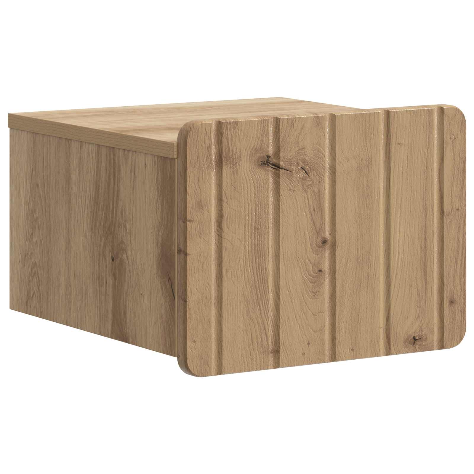 Cabinet de chevet mural Chêne artisanal 33 x 34,5 x 24 cm - XIOS