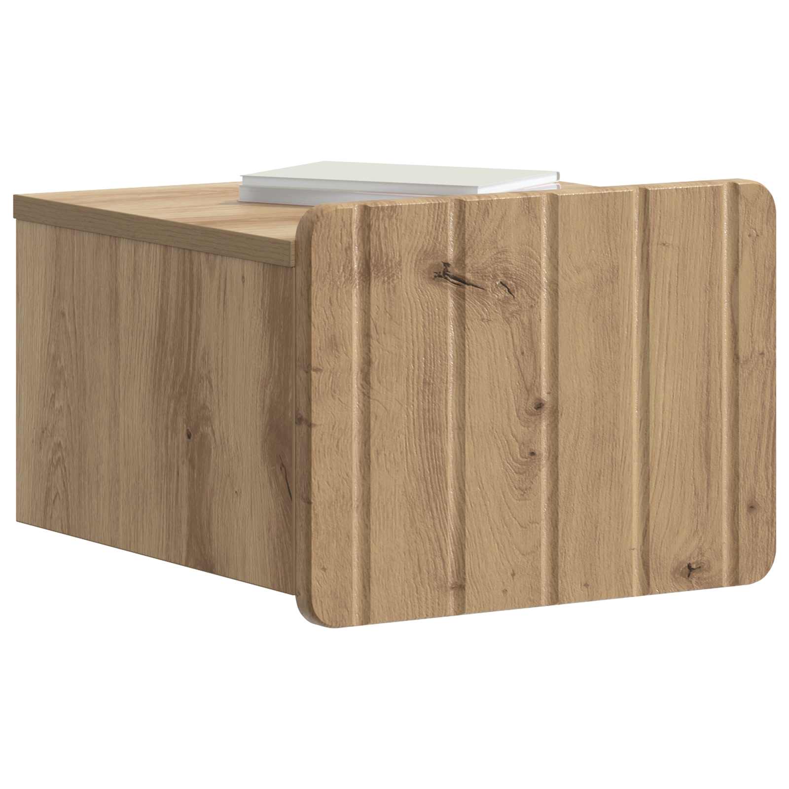 Cabinet de chevet mural Chêne artisanal 33 x 34,5 x 24 cm - XIOS