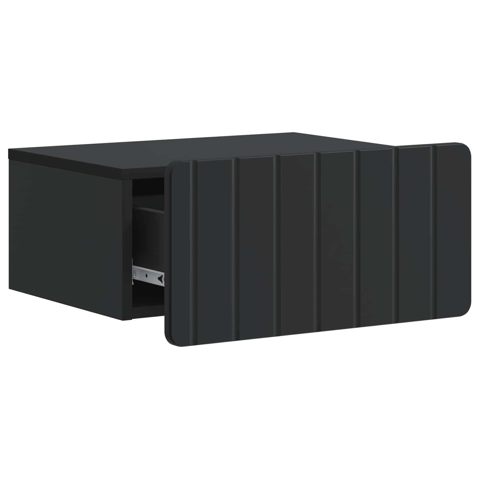 Cabinet de chevet mural 2 pcs Noir 49 x 34,5 x 24 cm - XIOS