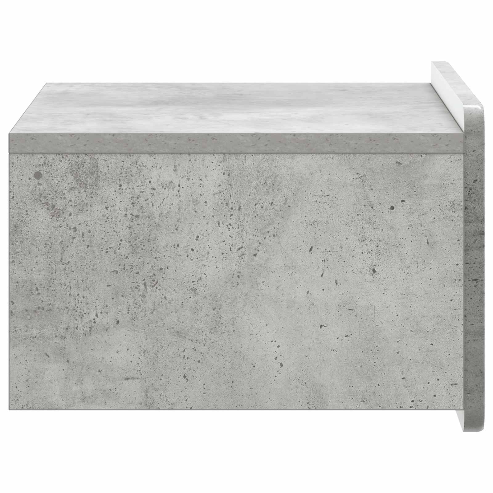 Cabinet de chevet mural 2 pcs Gris béton 49 x 34,5 x 24 cm - XIOS