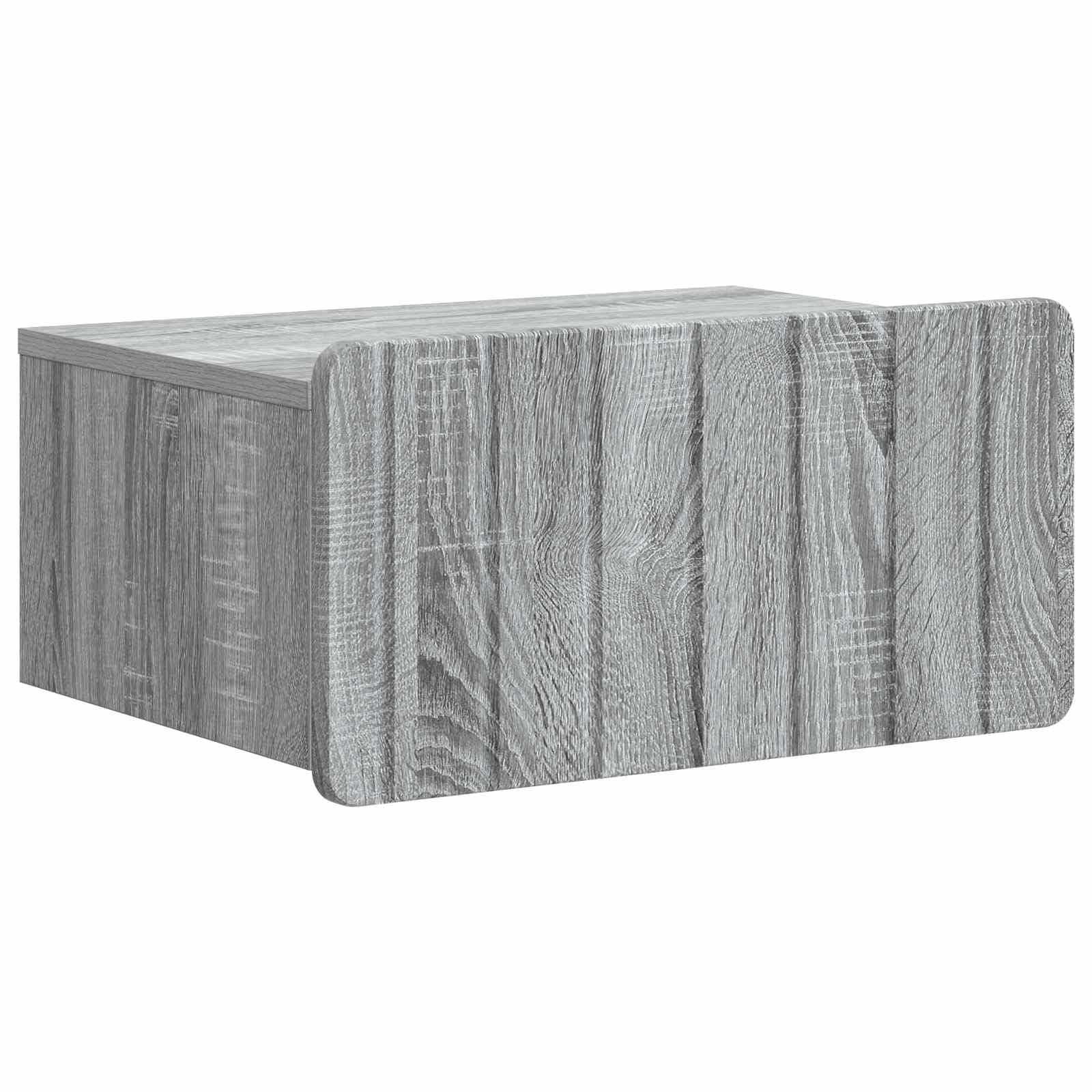 Cabinet de chevet mural 2 pcs Sonoma gris 49 x 34,5 x 24 cm - XIOS