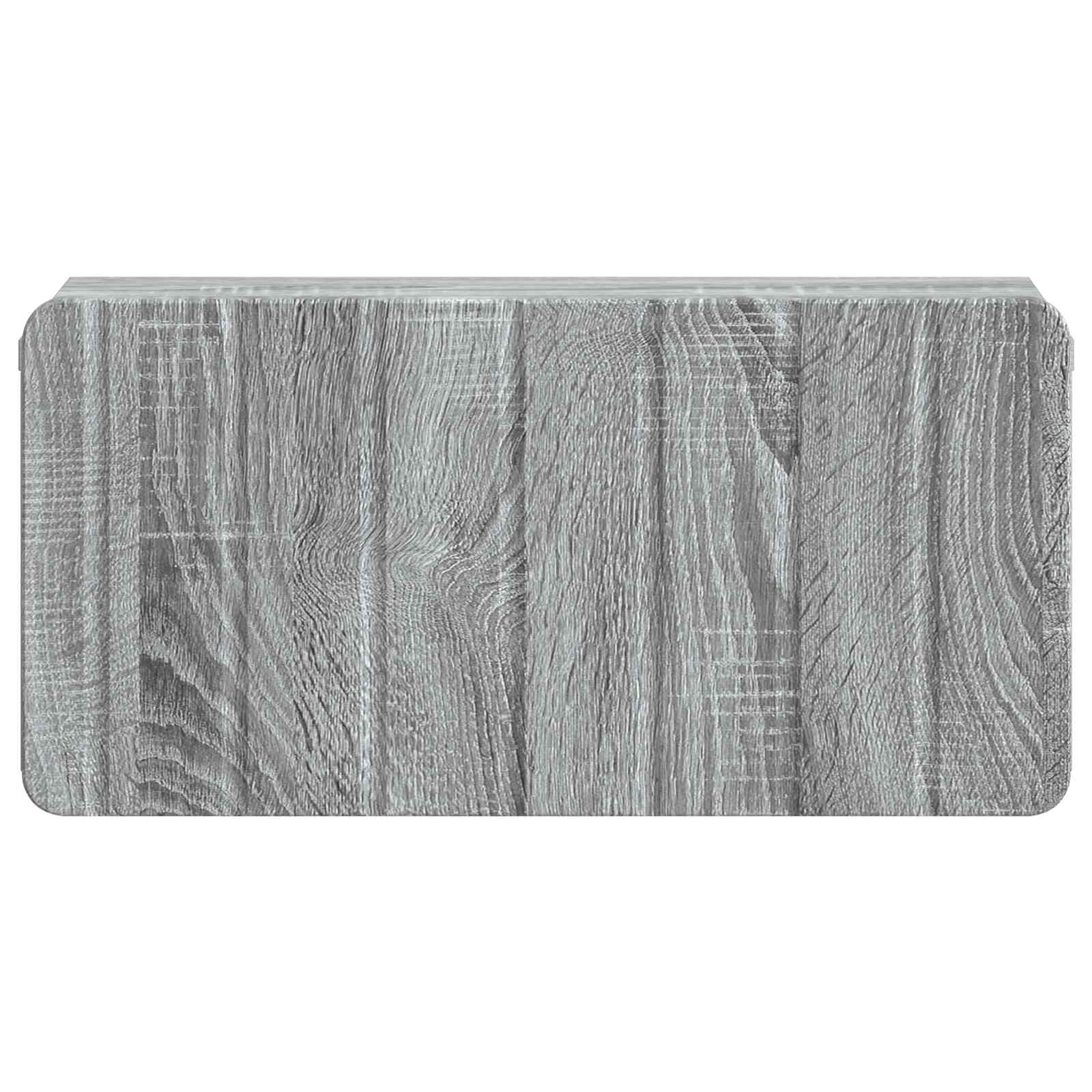 Cabinet de chevet mural 2 pcs Sonoma gris 49 x 34,5 x 24 cm - XIOS