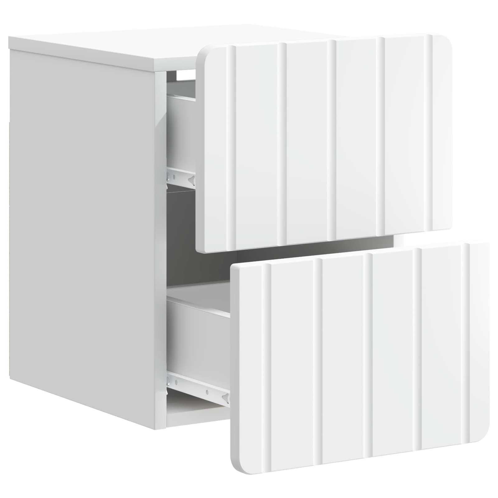 Cabinet de chevet mural 2 pcs Blanc 33 x 34,5 x 43 cm - XIOS