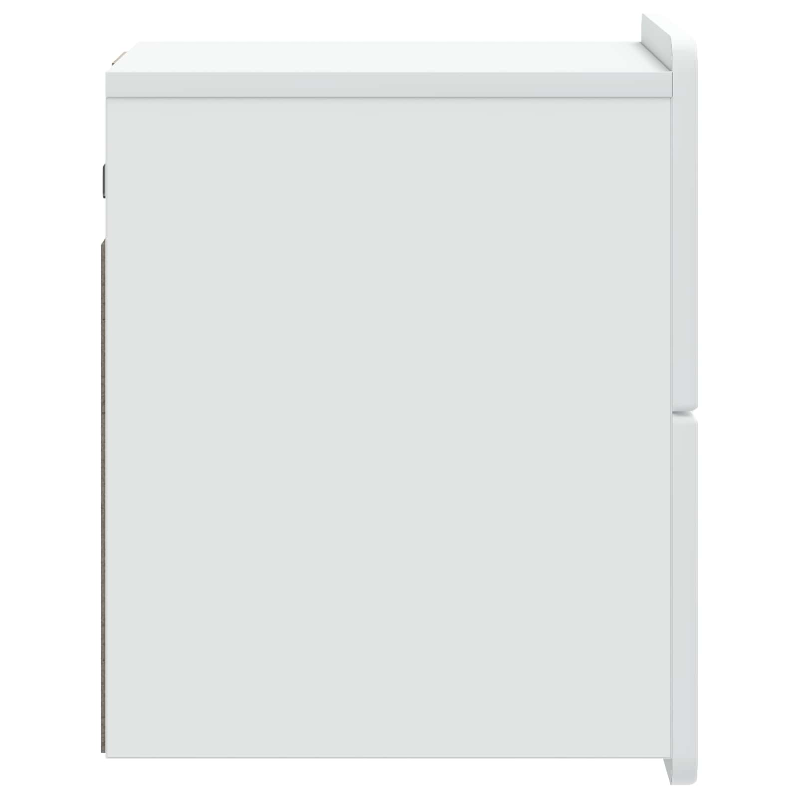 Cabinet de chevet mural 2 pcs Blanc 33 x 34,5 x 43 cm - XIOS
