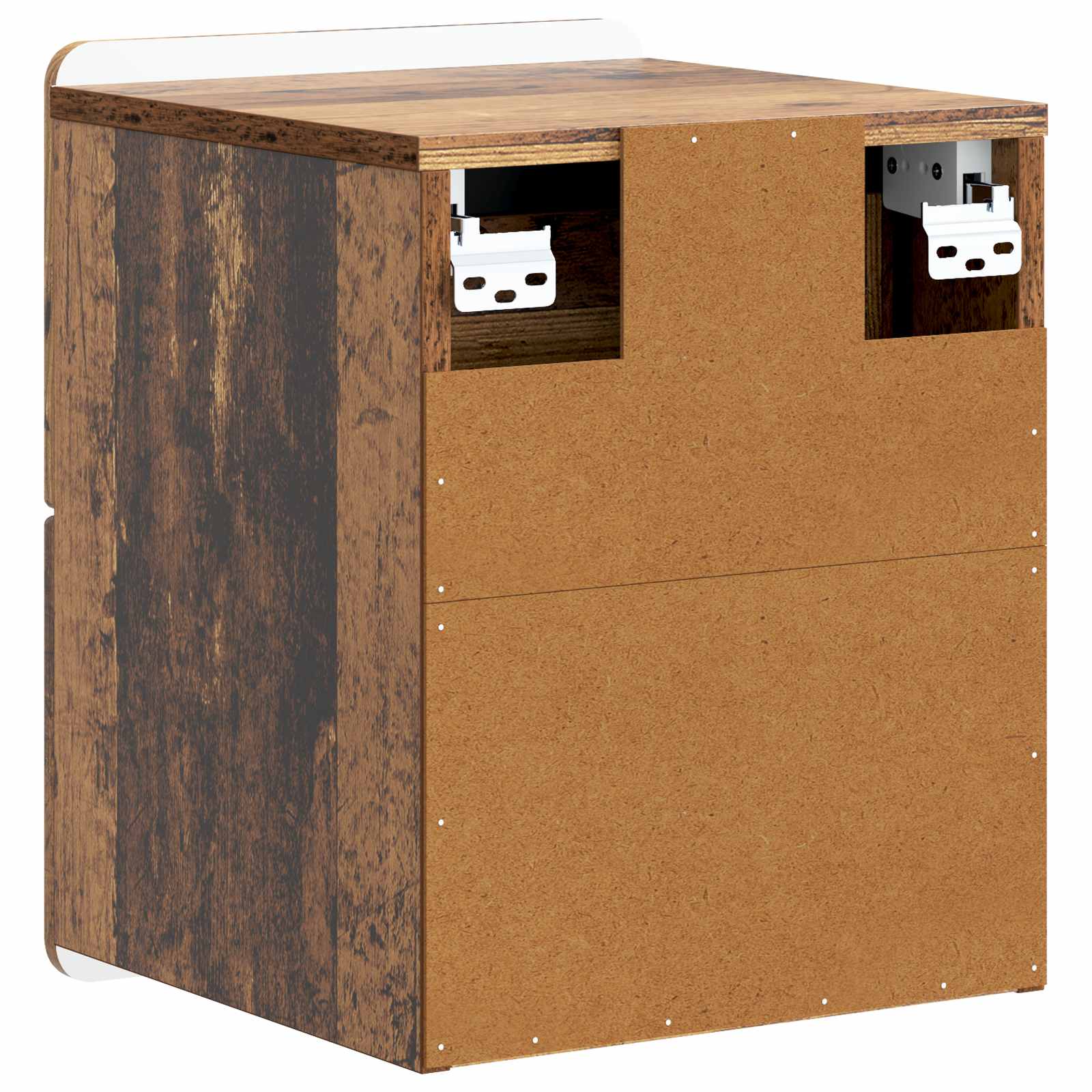 Cabinet de chevet mural 2 pcs Bois ancien 33 x 34,5 x 43 cm - XIOS