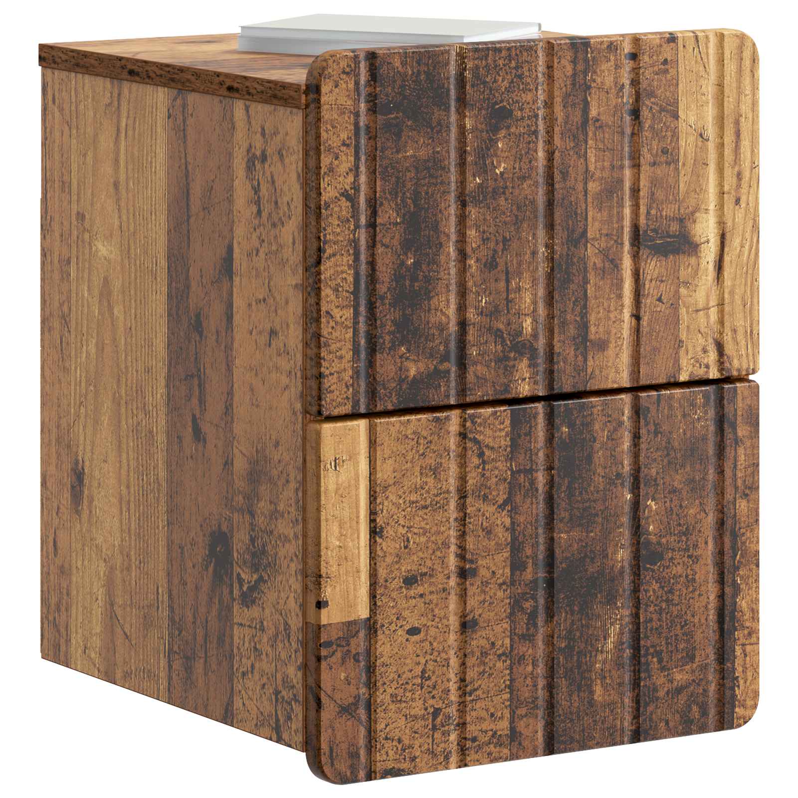 Cabinet de chevet mural 2 pcs Bois ancien 33 x 34,5 x 43 cm - XIOS