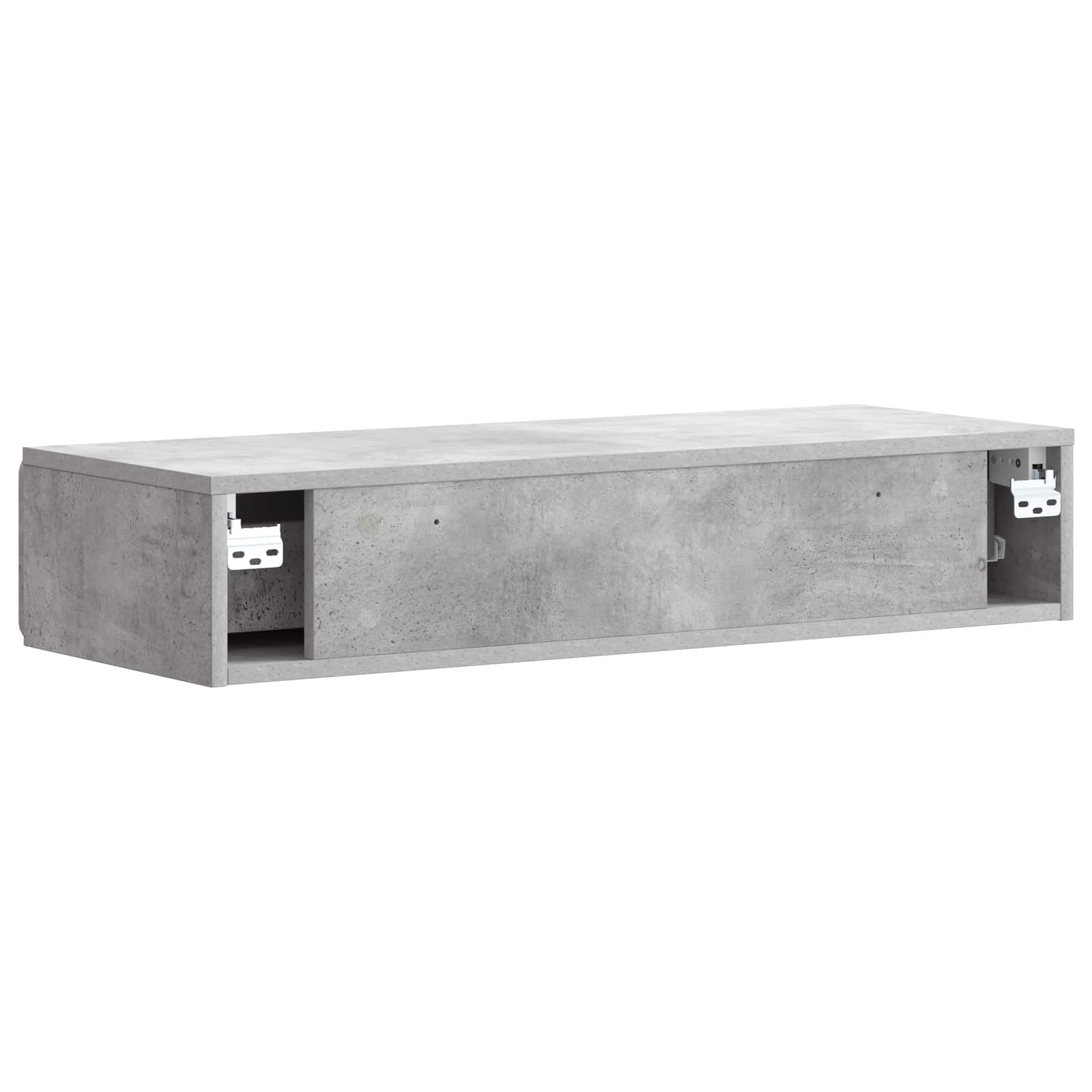 Table d'appoint murale Gris béton 87,5 x 34,5 x 17 cm - XIOS