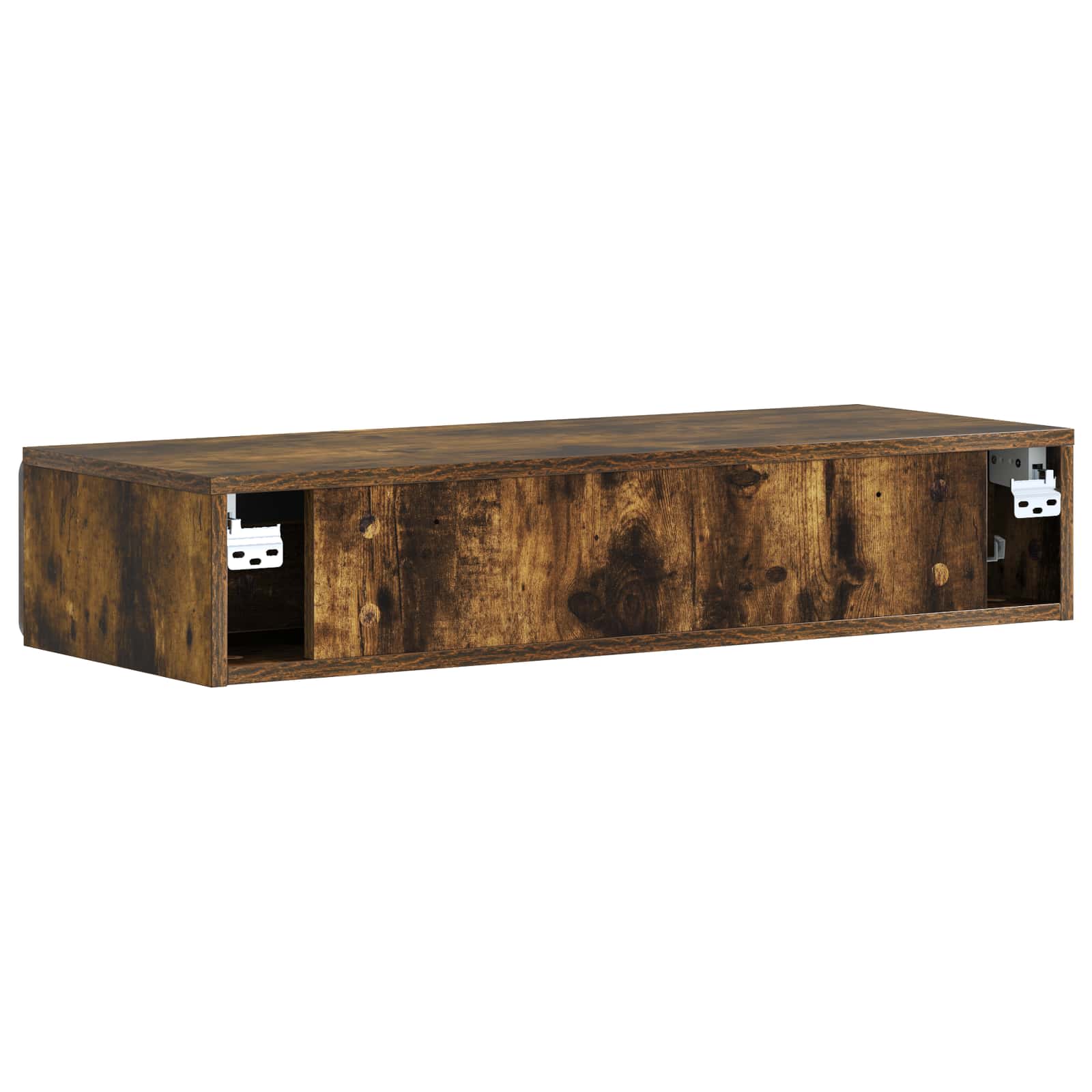 Table d'appoint murale Chêne fumé 87,5 x 34,5 x 17 cm - XIOS