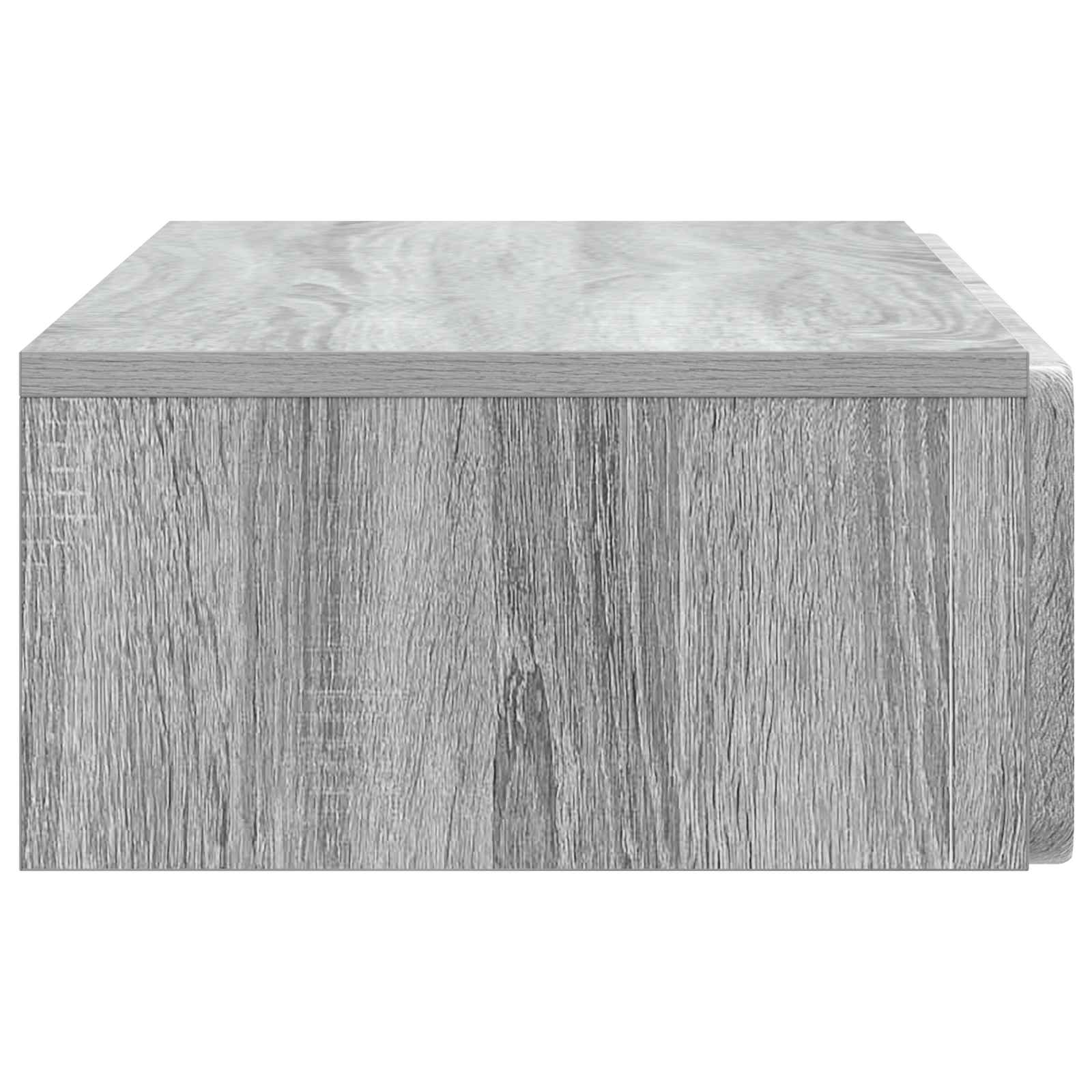 Table d'appoint murale Sonoma gris 87,5 x 34,5 x 17 cm - XIOS