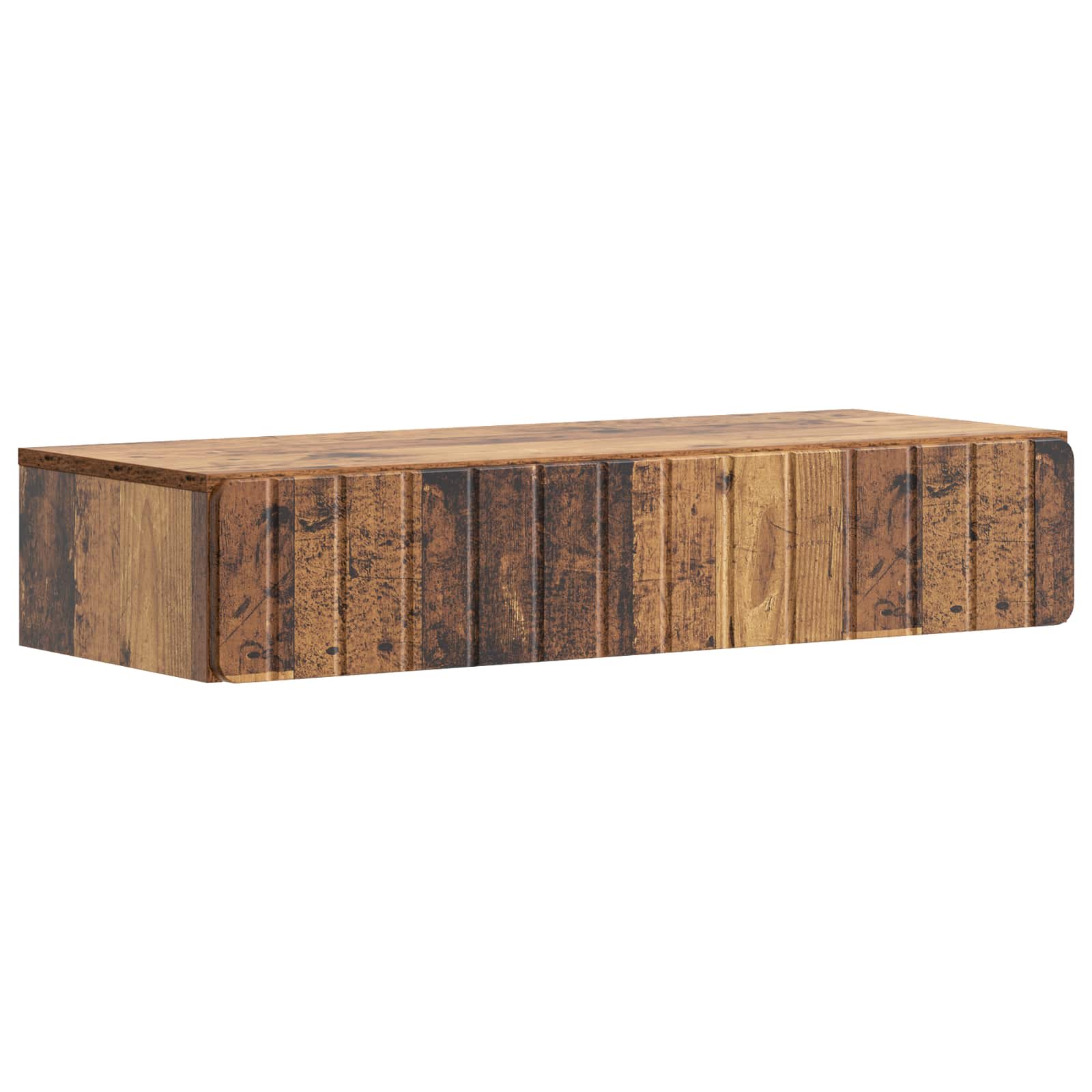 Table d'appoint murale Bois ancien 87,5 x 34,5 x 17 cm - XIOS