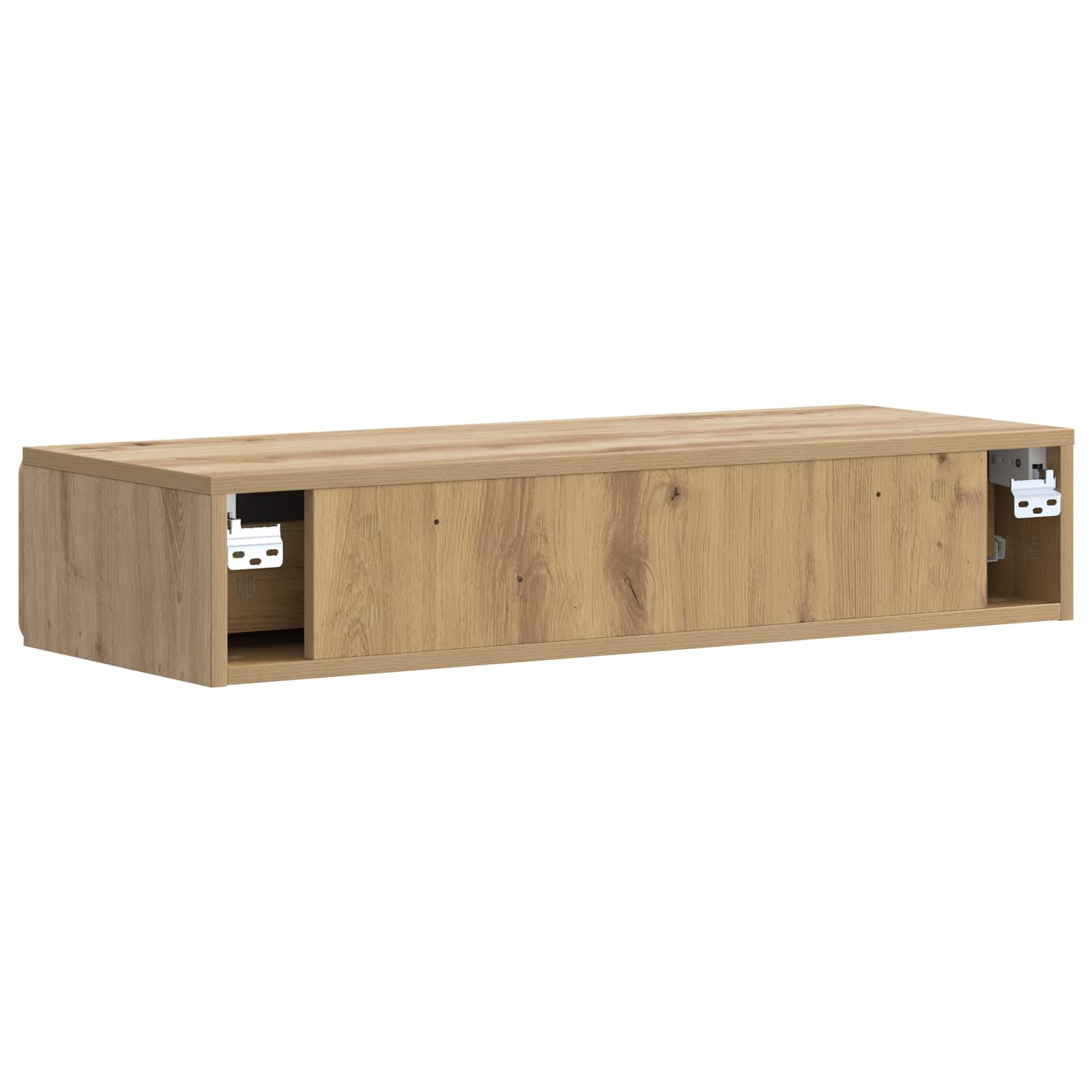 Table d'appoint murale Chêne artisanal 87,5 x 34,5 x 17 cm - XIOS