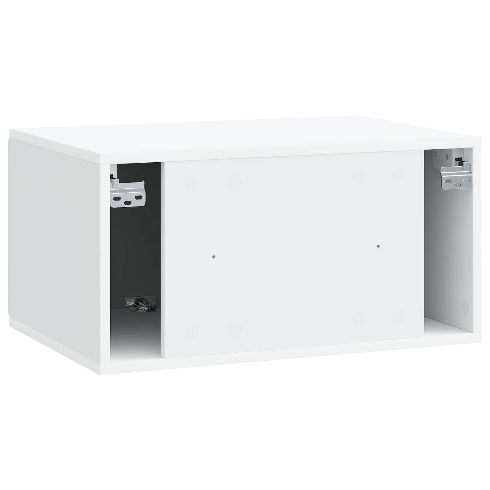 Meuble TV mural Blanc 59,5 x 41 x 30 cm Bois d'ingénierie - XIOS