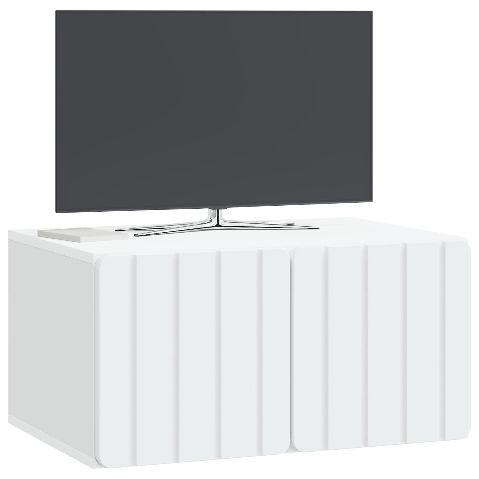 Meuble TV mural Blanc 59,5 x 41 x 30 cm Bois d'ingénierie - XIOS