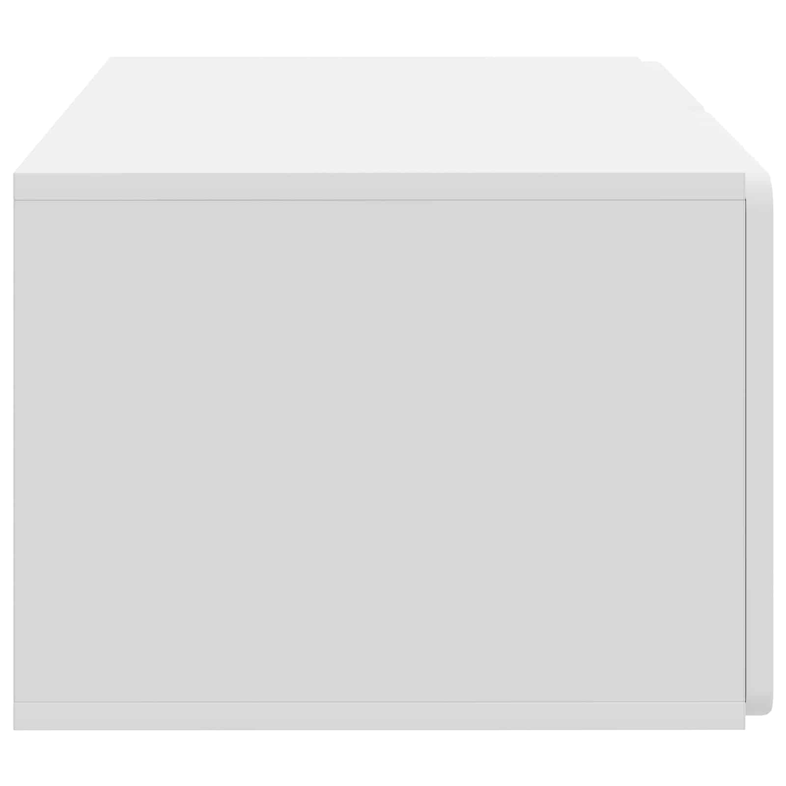 Meuble TV mural Blanc 59,5 x 41 x 30 cm Bois d'ingénierie - XIOS