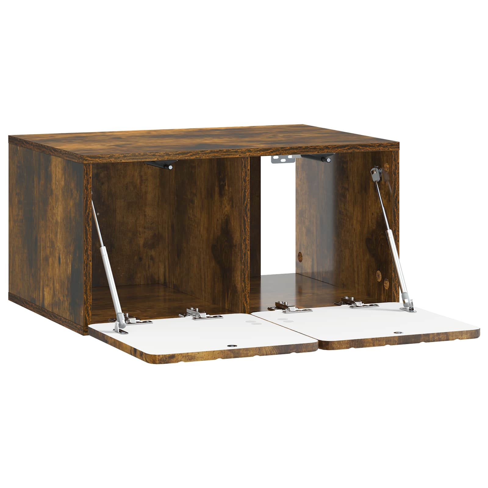 Meuble TV mural Chêne fumé 59,5 x 41 x 30 cm Bois d'ingénierie - XIOS