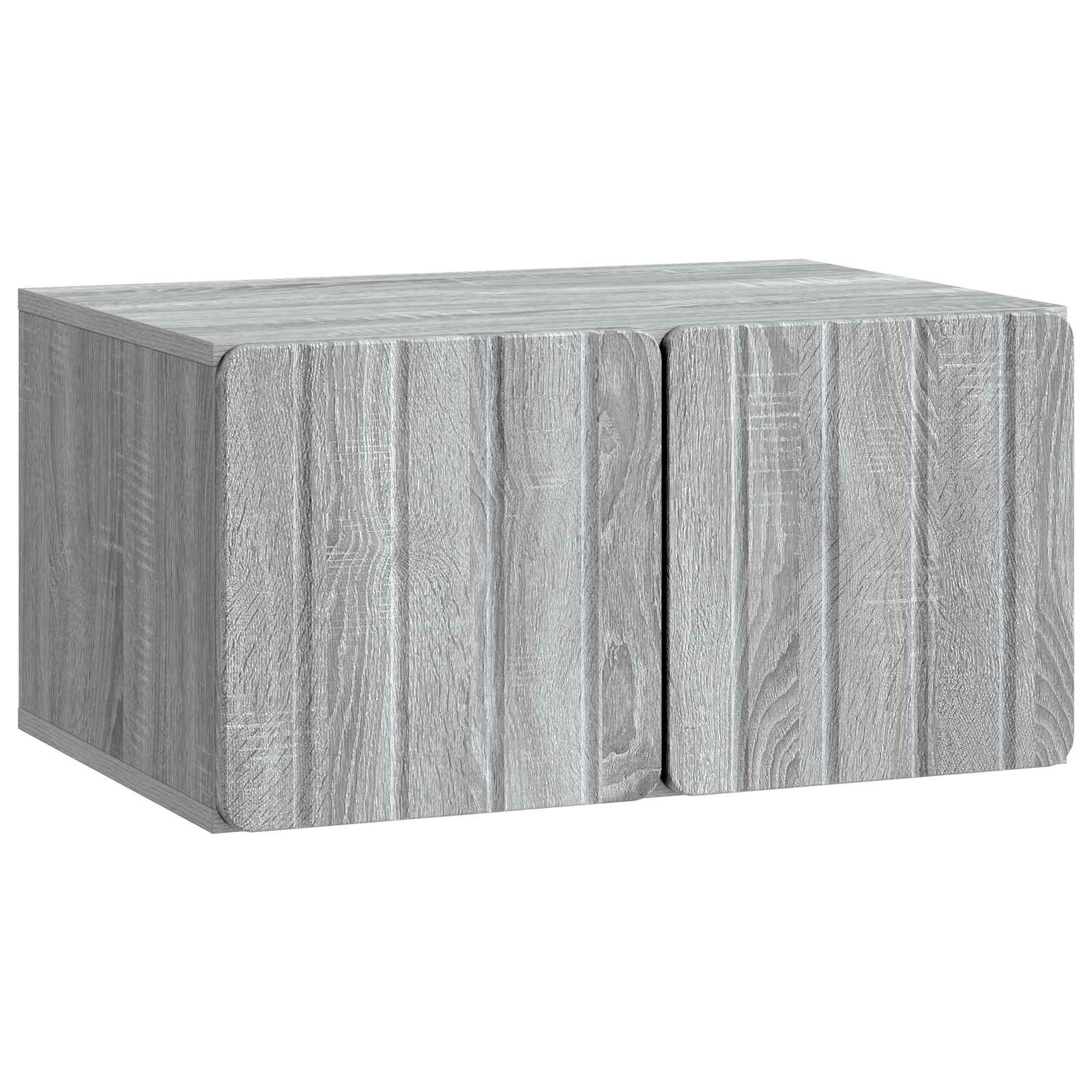 Meuble TV mural Sonoma gris 59,5 x 41 x 30 cm Bois d'ingénierie - XIOS
