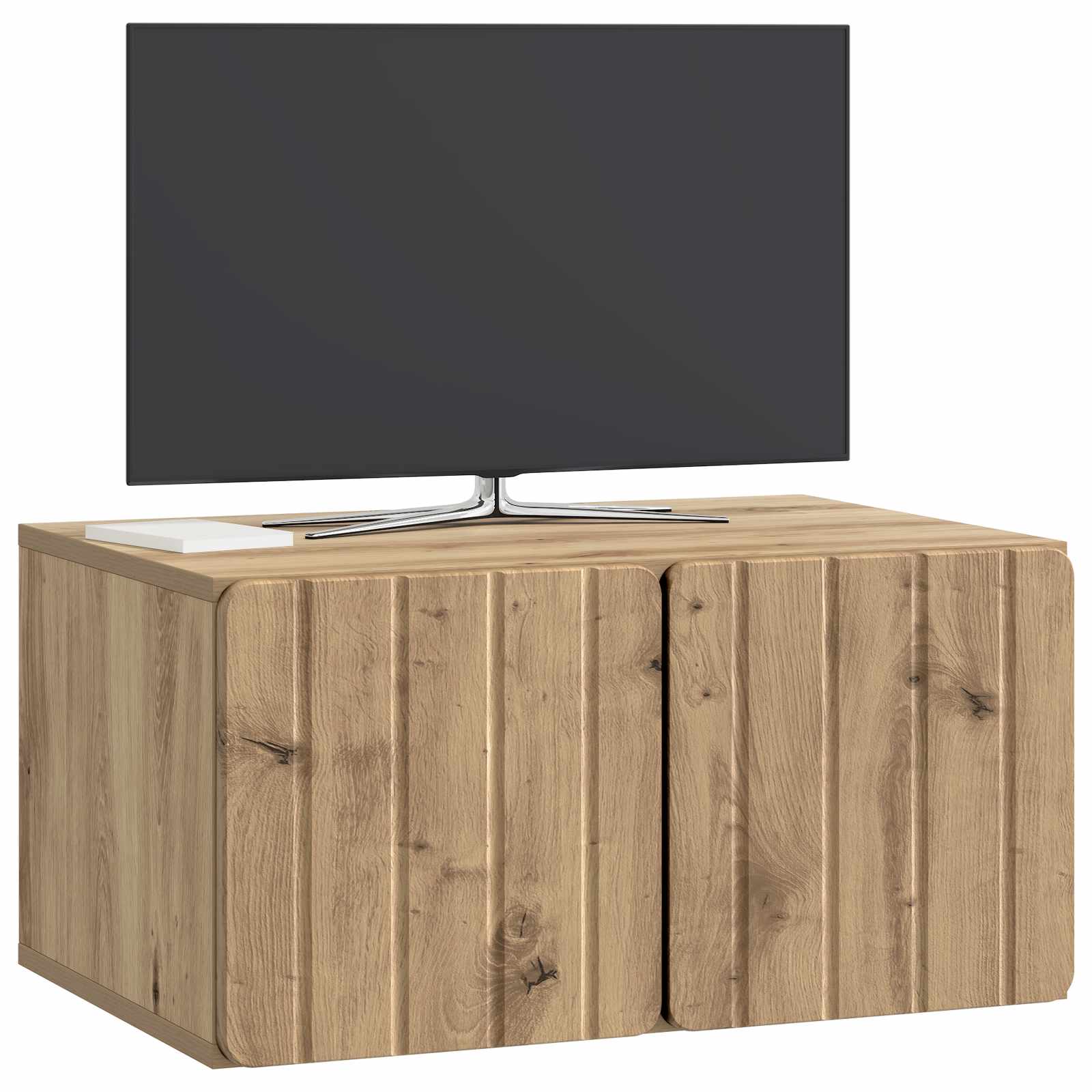 Meuble TV mural Montage mural Chêne artisanal 59,5 x 41 x 30 cm - XIOS