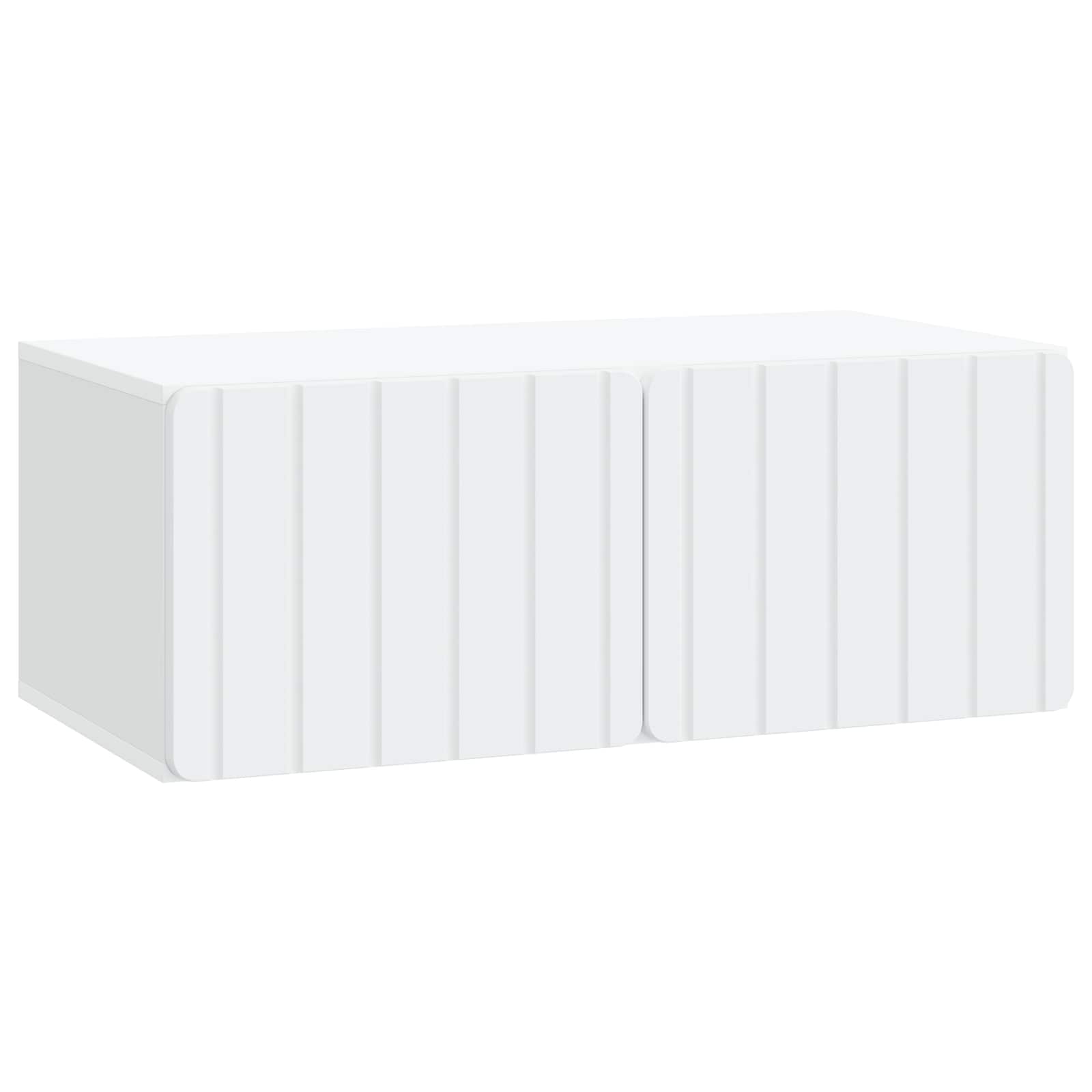 Meuble TV mural Blanc 78,5 x 41 x 30 cm Bois d'ingénierie - XIOS