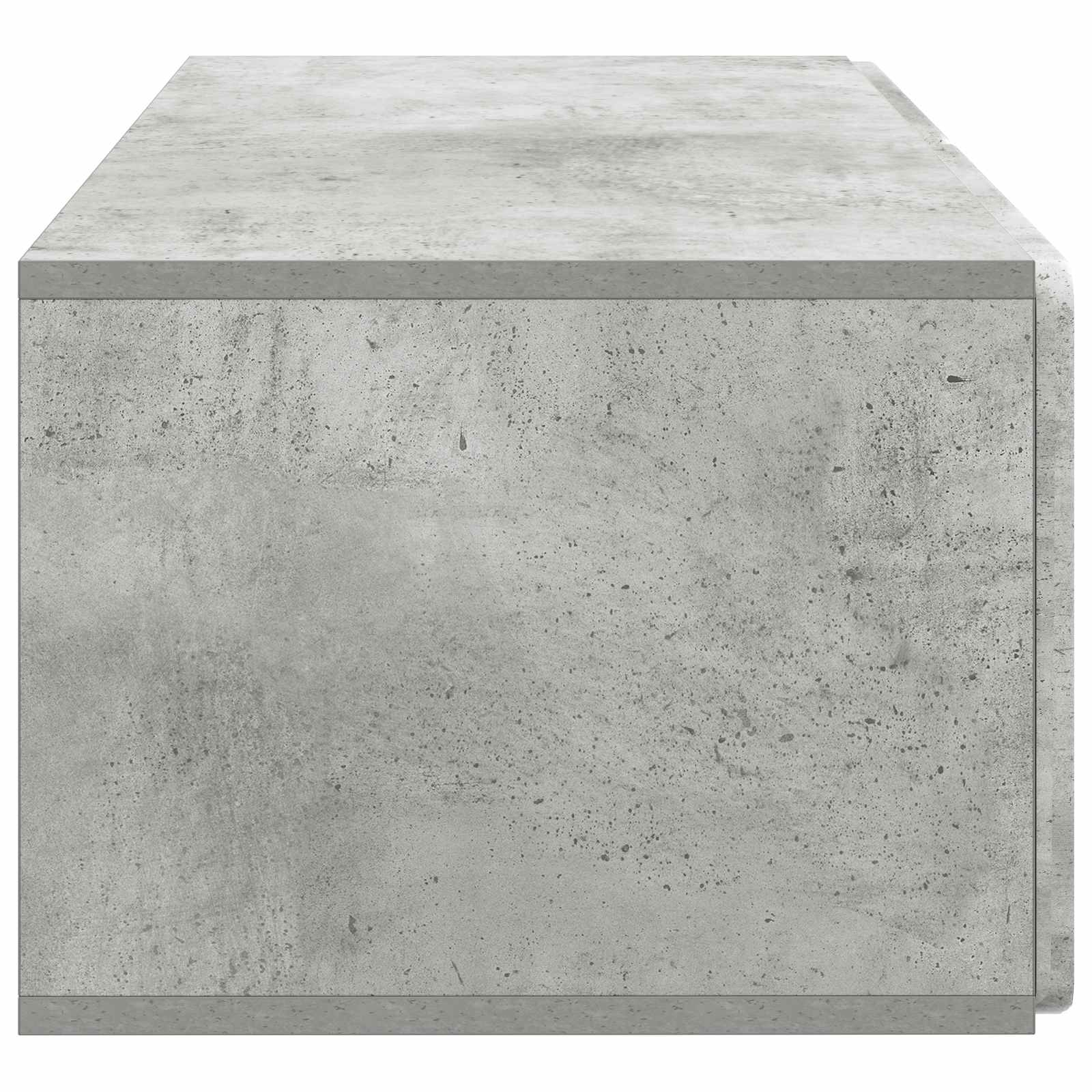 Meuble TV mural Gris béton 78,5 x 41 x 30 cm Bois d'ingénierie - XIOS