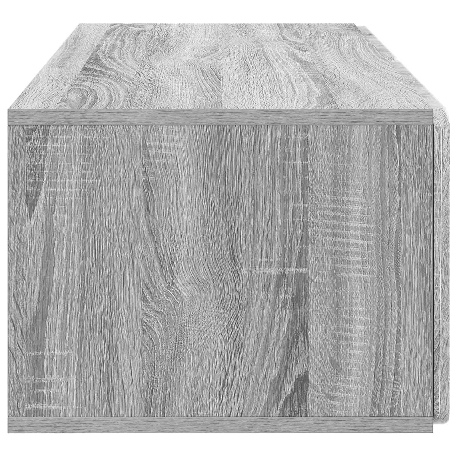 Meuble TV mural Sonoma gris 78,5 x 41 x 30 cm Bois d'ingénierie - XIOS