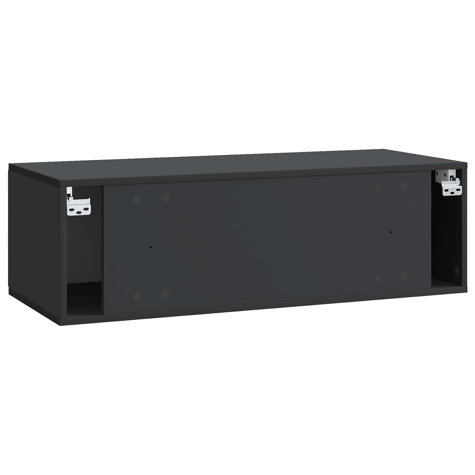 Meuble TV mural Noir 98 x 41 x 30 cm Bois d'ingénierie - XIOS