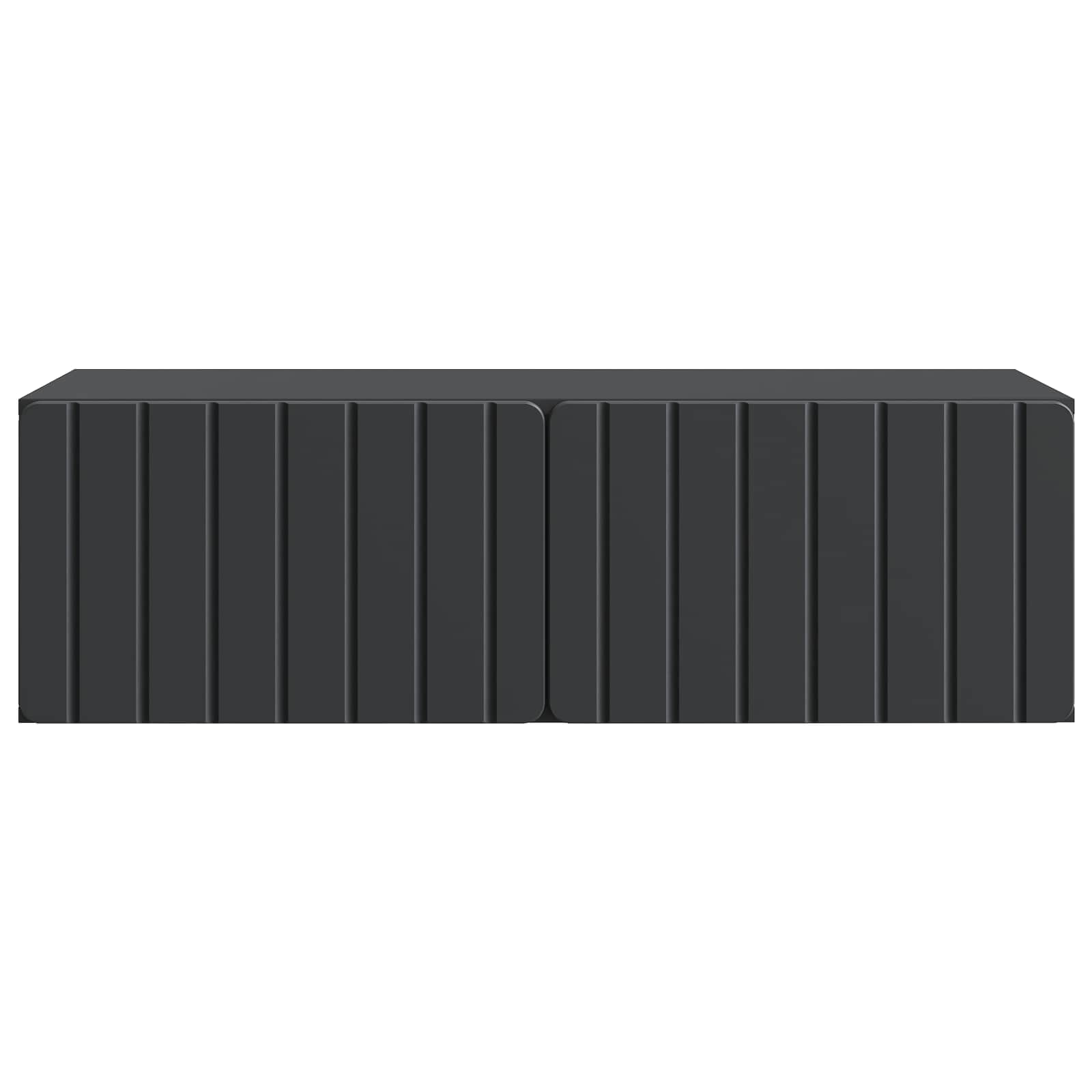 Meuble TV mural Noir 98 x 41 x 30 cm Bois d'ingénierie - XIOS
