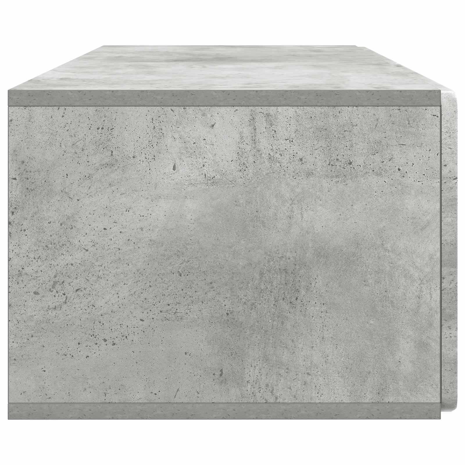 Meuble TV mural Gris béton 98 x 41 x 30 cm Bois d'ingénierie - XIOS